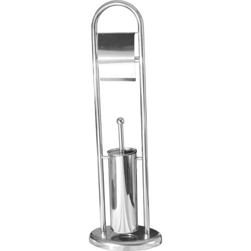 Portascopino Bagno Acciaio Inox aqua H27,5cm Maurer